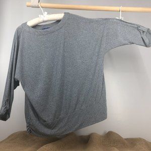 Apt.9, XXL, Dolman Sleeve Casual Top, Grey Heather